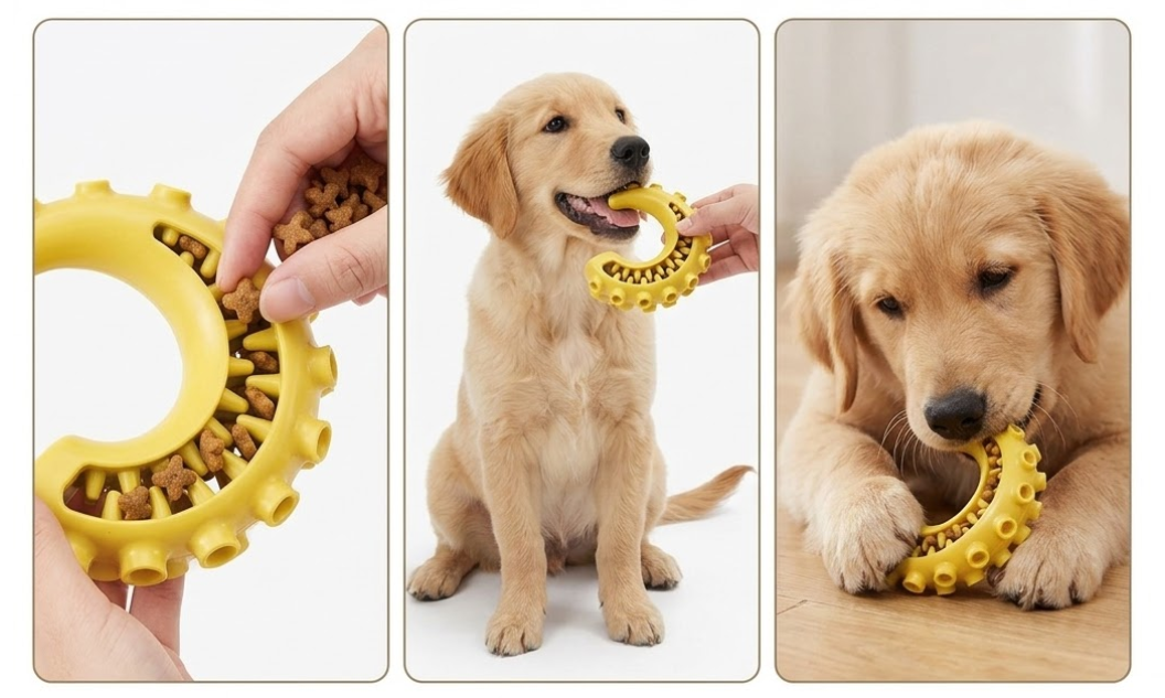 2026 Dog Chew Toy for Aggressive Chewers – Durable Treat Dispensing Slow Feeder Toy