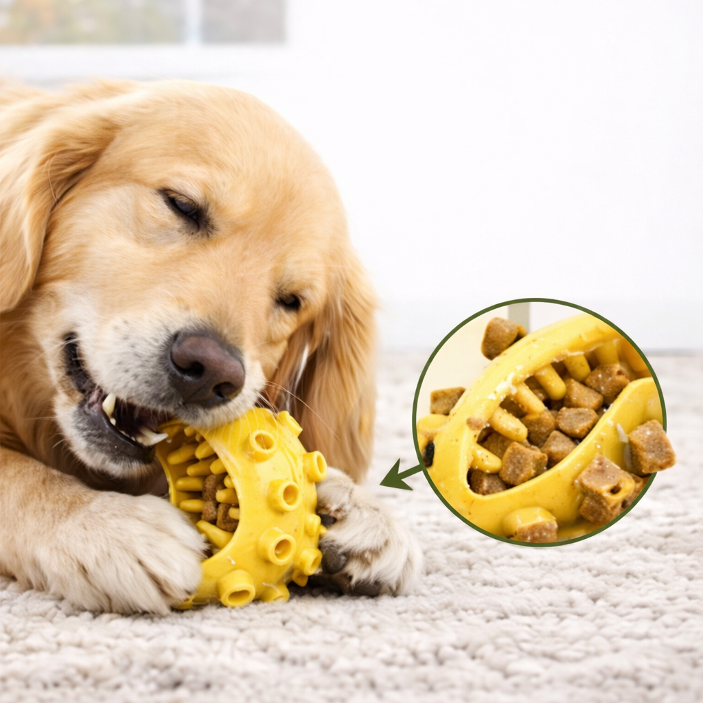 2026 Dog Chew Toy for Aggressive Chewers – Durable Treat Dispensing Slow Feeder Toy